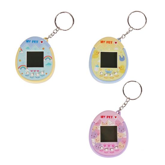Jucărie electronică pentru animale de companie cu breloc 168 de animale Mini mașină digitală pentru animale de companie Consolă de jocuri virtuală pentru animale de companie portabil Rucsac Pandantiv Copii Adulti Cadouri de aniversare