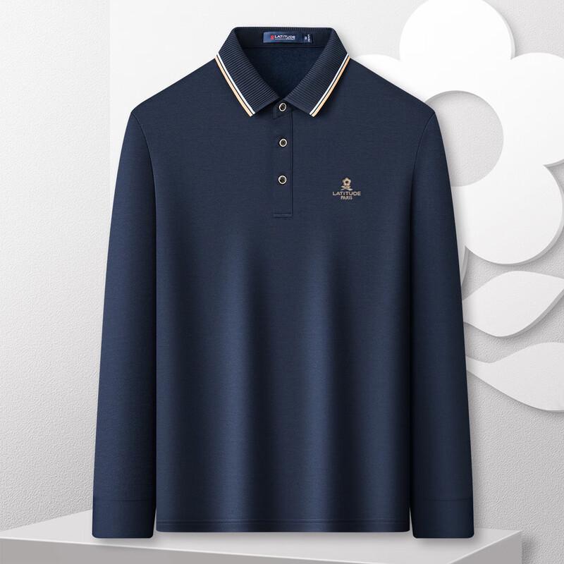 Pánské žakárové polo triko MONTAGUT ze směsi vlny