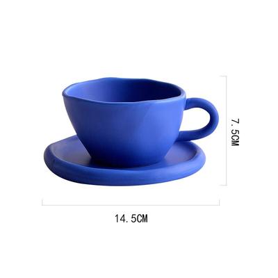 Shangqi Ins Stil Matte Grobkeramik Smiley-Gesicht Tasse