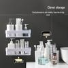 LIEI Suction Cup Wall-Mounted Bathroom Storage Shelf