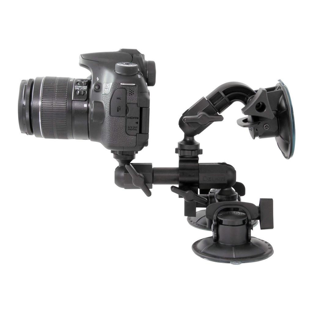 Delkin Fat Gecko 3-Point Suction Cup Camera Mount (DDFG-TRIPLE)
