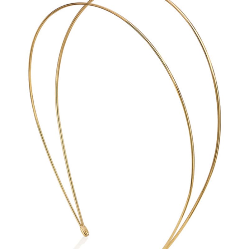 BE/GINS LA LIGNE DOUBLE LINE CROWN HAIRBAND