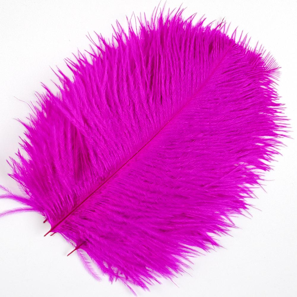 10Pcs White Ostrich Feather For Crafts 10-15Cm Wedding Party Home Decoration Natural Feathers Ostrich Plumes  Plumas Decorativas