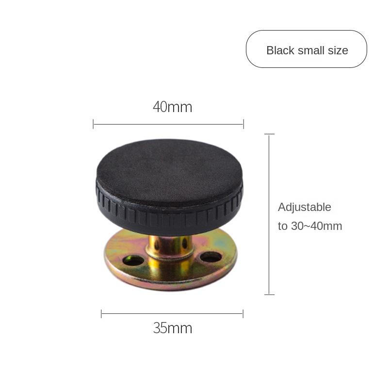 

Прикроватный держатель Мебель Коврики Дверная ручка Настенный бампер Black Small Size 30-40mm