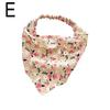 Rural Style Triangular Headscarf Women's Elastic Band Headscarf Printing Summer Elastic Triangular Headband Versatile O4P9