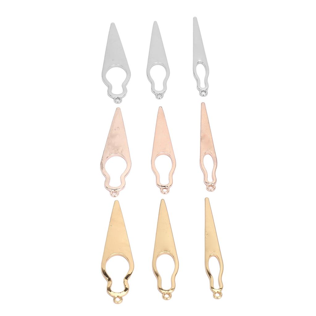 9pcs Dreadlocks Interlocking Tool Alloy Dreadlocks Sisterlocks Tightening Accessories Styling Tool