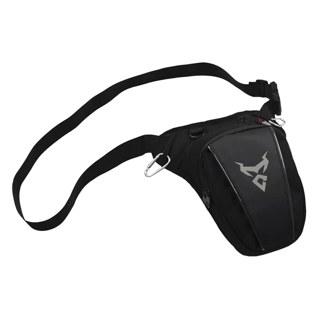 Motorcycle Drop Leg Bag Multi-Purpose Waterproof Thigh Pack With Earphone Cable Reserved Hole For Outdoor Hiking Cycling