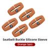 MDCF1 Car Sticker Car Seatbelt Buckle Cover Silicone Anti-scratch Protector Safety Belt Buckle Guard Car Accessories Interior For BMW