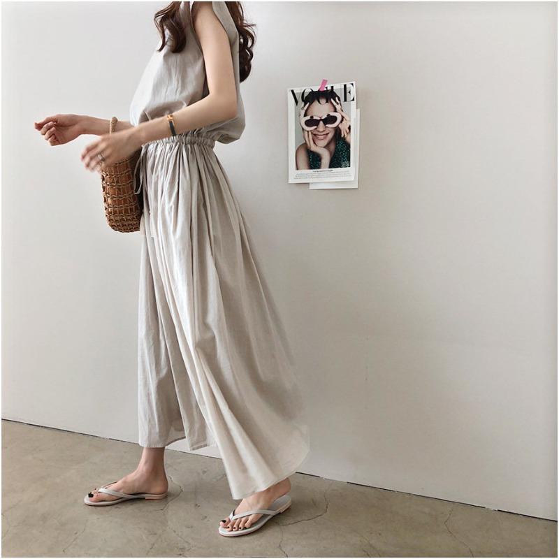 JKASHDK Women's Fashion Summer Spring Solid Color Print Short Sleeve O-Neck High Waist Casual Dresses