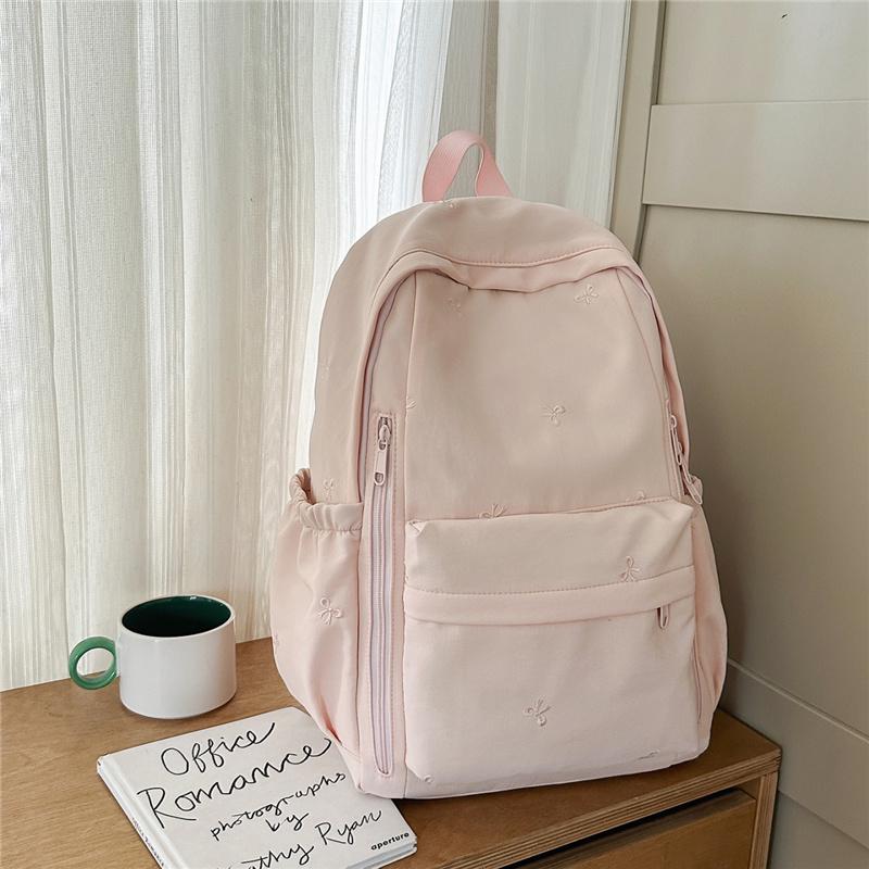 

Школьный рюкзак Женский рюкзак с принтом Рюкзак большой вместимости розовый