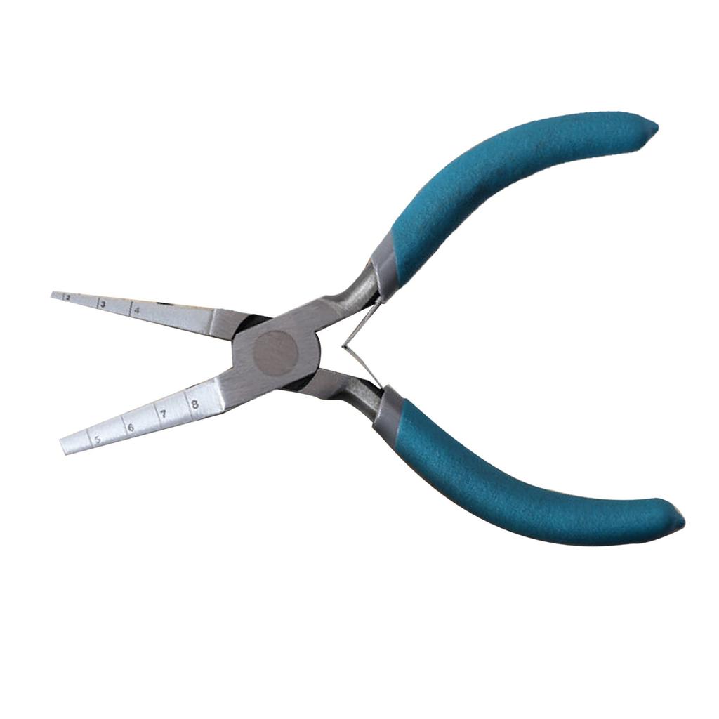 6in Double Square Nose Winding Pliers Multifunctional Wire Looping Pliers with Scales for Crafts