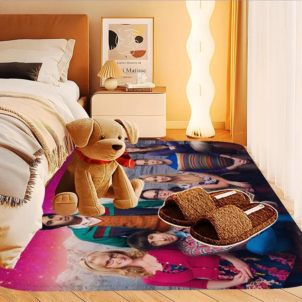 The Big Bang Theory Bathroom Mat INS Style Soft Bedroom Floor House Laundry Room Mat Anti-skid Welcome Doormat