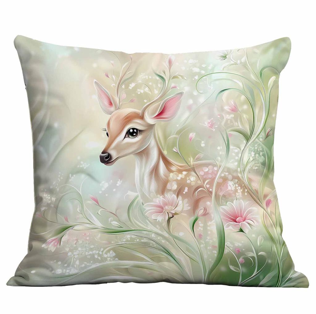 Nowa Piękna i Marzycielska Poszewka na Poduszkę w Kwiaty Domowa Poszewka na Poduszkę na Sofę