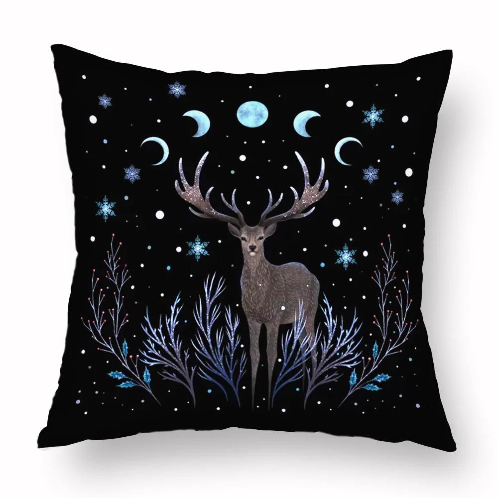 Psychedelic Moon Pillowcase Decoration Room Aesthetics Butterfly Pillowcase Bed Living  Home