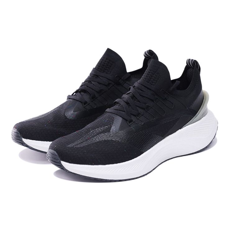 Li Ning Element Comfortable Running Shoes Men Sneakers Standard-Black ARHS005-3