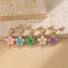 Ingemark Sommer Neu Edelstahl Tropföl Blume Anhänger Bauchnabelpiercing Damen Sexy Goldfarbe Zirkon Piercing Körperschmuck