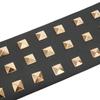 Black Leather Electric Guitar Handmade,PIKE STUDDED Strap Accessory Adjustable
