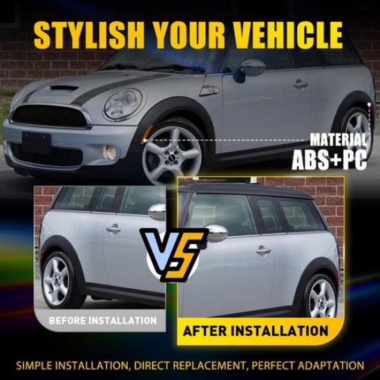 Side Light Marker Housings R56 For Hatch MINI 2007-2013 Lens Red Rear Left Right