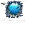 Easy Install Wall Art for Bedroom Underwater Shark Sticker, Realistic 3D Ocean View Decal, Waterproof Decals PVC Mural Living Room Bathroom