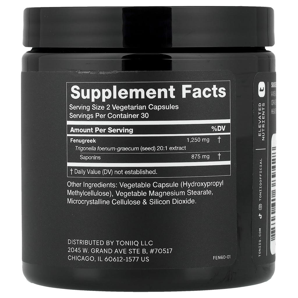 Toniiq, 70% Kozieradki, 60 Kapsułek