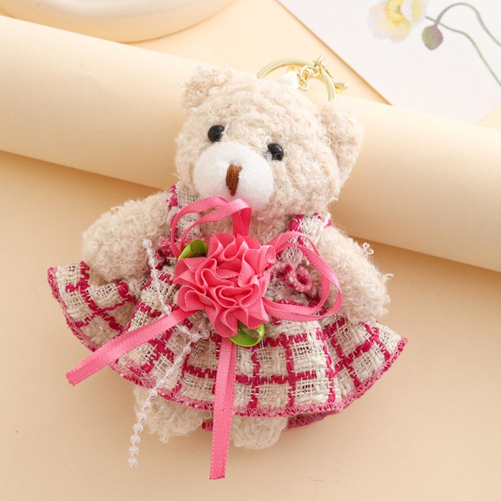 

PP Cotton Bear Plush Ornaments Stuffed Animal Bear Plush Toy Bear Plush Pendant Bag Decoration Style G