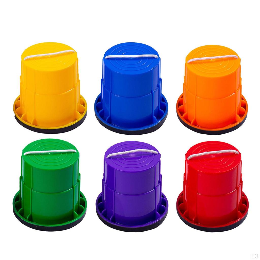 2 Pieces Balance Stilts Walking Toy Set Picnic Non-Slip Bucket for Kids And Adults