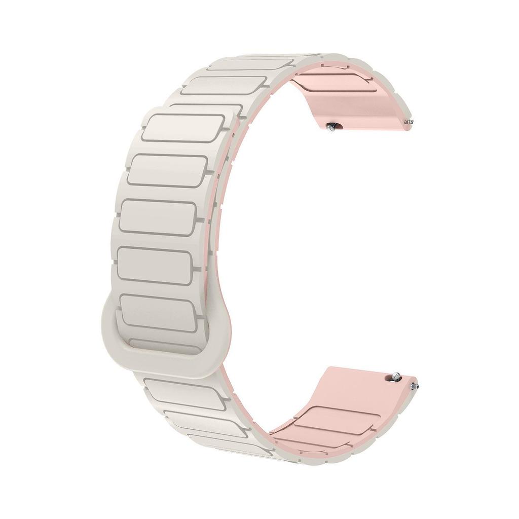 Bracelet de montre magnétique en silicone en forme de I pour Huawei GT2/GT3/GT4/GT5 et Huami Xiaomi S4