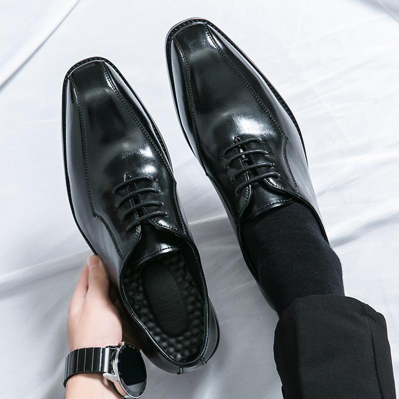 Fashion Fashion Walking Elegant Oxford Shoes Classic Men's Leather Casual Shoes British Style Formal Dress Footwear Male Business Shoe