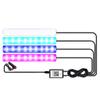 Auto Atmosphärelicht Automobil Innenraum RGB Licht Umgebungsfußlicht Wasserdicht Helligkeitsanpassung Dekorative Lampe