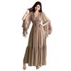 Light luxury 2026 summer new simple high-end fashion casual solid color irregular V-neck sexy dress women