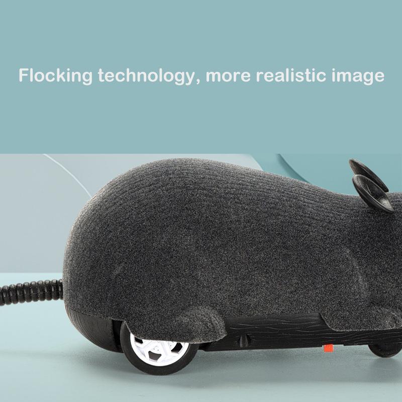 Creative Four-way Remote Control Electric Mouse Toy Simulation Infrared Shaking Control Electric Pet Toys Halloween Prank Toys