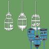 Three Bird Cage Design Styles Metal Cutting Die Stencil for DIY Scrapbooking Album Photo Embossing Paper Card Craft Decor