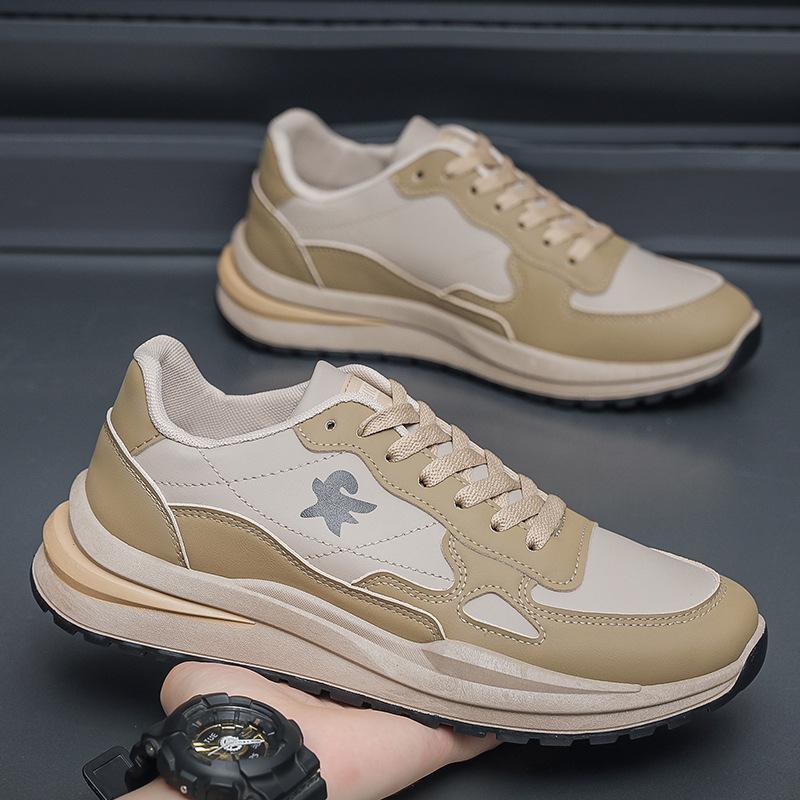 

Модная обувь Мужские кроссовки для бега для студентов, обувь для папы Дышащая повседневная обувь Мужская обувь 44 хаки