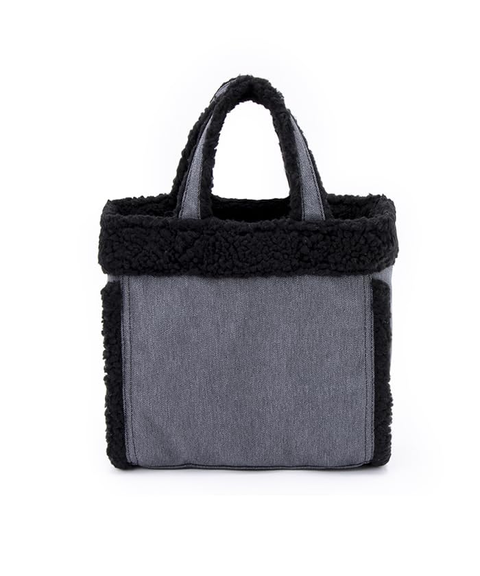

Официальная сумка-тоут SMALL TWO WAY DENIM Black Sherpa [LeSportsac] TOTE/1559 Женская джинсовая/черная