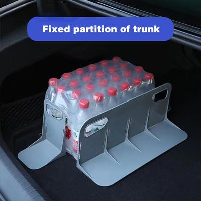 Car Universal Trunk Storage Fixed Rack Holder 2 Sizes Multifunctional Auto Plastic Baffle Solid Baffle Back Trunk Fixed Holder