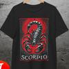 Scorpio Card T-Shirt Realistic Goddess-Inspired Earth Sign Shirt, Astrology Tee for Scorpio Season or Birthday