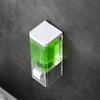 Non-punching Bathroom Manual Press Soap Dispenser Wall Hanging Traceless Paste Disinfectant Bottle Transparent Soap Dispenser