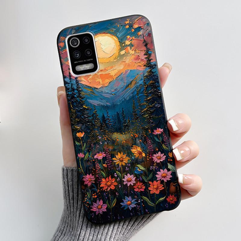 Case For LG K52 Q52 K62 Phone Case Luxury Cute Love Rabbit Funny Ultra Thin Slim Soft Black TPU Silicone Protective Back Cover
