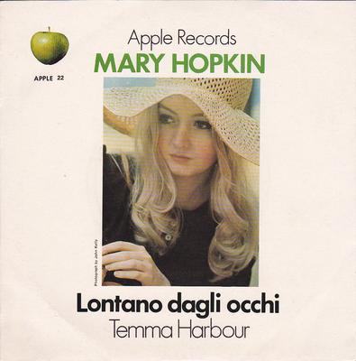 7inch Record MARY HOPKIN - Temma Harbour APPLE22 Apple Records 1970 UK Pop Used