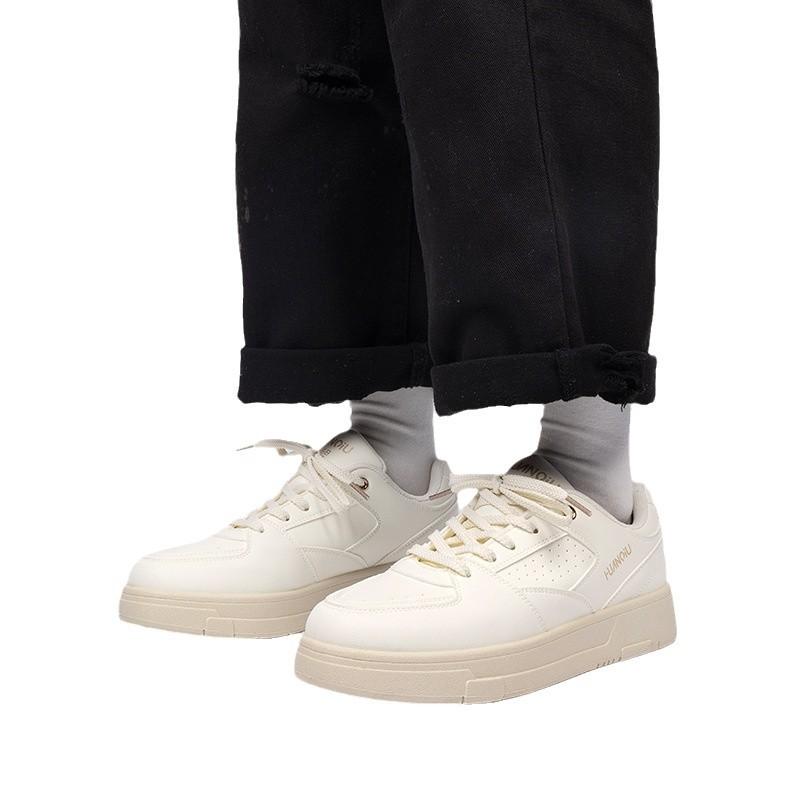 Global men's shoes trend versatile ZHQ5683 thick baseplate shoes spring white sports shoes low-top casual white shoes