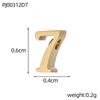 CARLIDANA Hot Sale Anniversary Stainless Steel Jewelry Creative Gold Color Silver Arabian Numbers Pendant Necklace Gifts Women