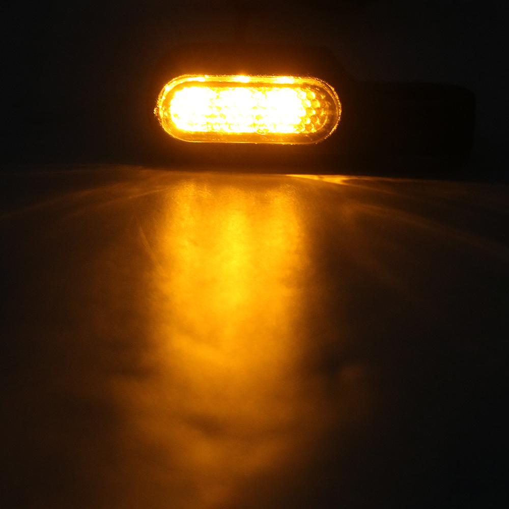 DC 12V 1 Paar Blinker Aluminiumlegierung für Cafe Racer Scooter ATV Motobike LED Blinker Licht Motorrad Signallampe Indikatoren