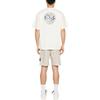 STONE ISLAND Klassisches Kurzarm-Rundhals-T-Shirt mit Logo-Aufdruck für Herren Oberteile Weiß K1S1521002-RCS0153-V0093