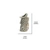 Koinobori Brass Knife Beads Carp Koi Fish EDC Outdoor DIY Paracord Woven Lanyard Pendants Umbrella Rope Bracelets Accessories