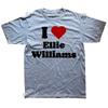 I Love Ellie Williams T Shirts Men Womens Pure Cotton Unique TShirt Crewneck The Last of Us Tees Short Sleeve Clothes