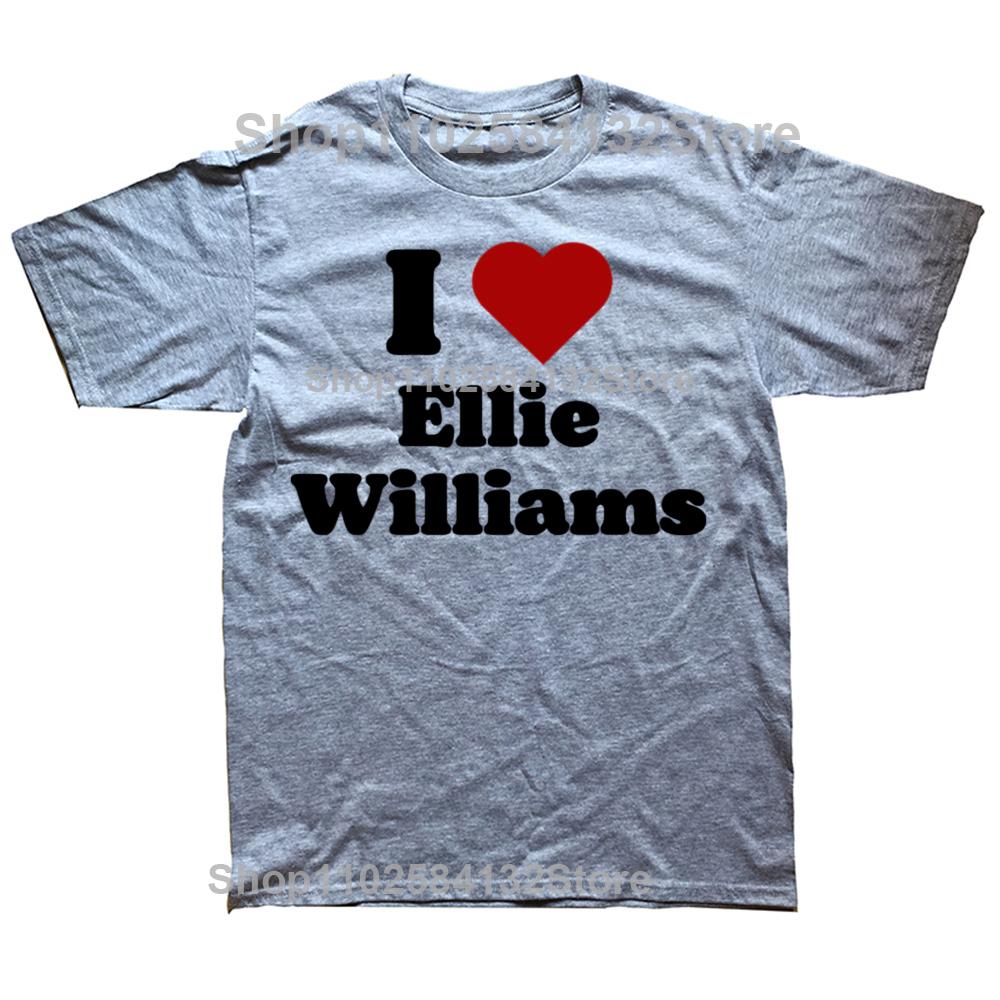 I Love Ellie Williams T Shirts Men Womens Pure Cotton Unique TShirt Crewneck The Last of Us Tees Short Sleeve Clothes