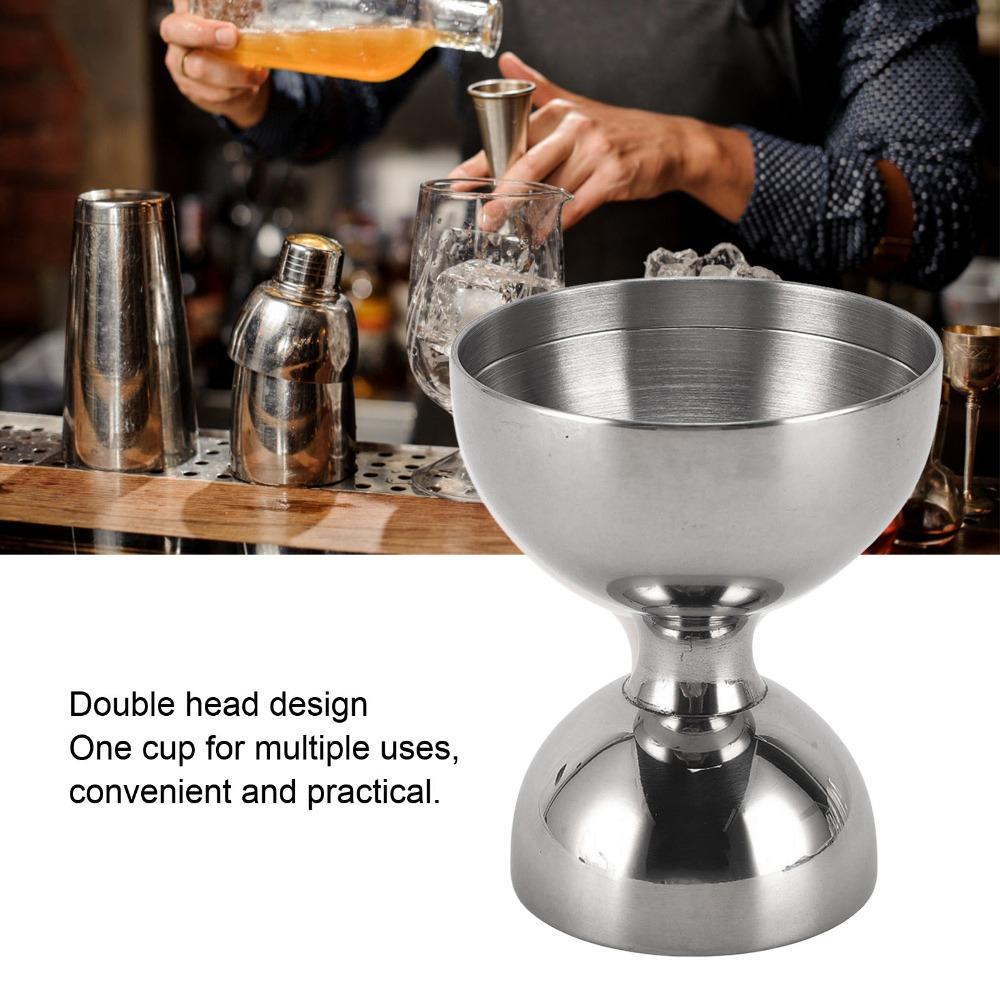 Accurate Measurement Cocktail Jigger 304 Stainless Steel Metal Shot Glasses Home Bar