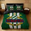 Sk Rapid Wien Pattern Bedding Uilt Set Uilt Cover Pillowcase Home Decoration Birthday Gift (1 * Duvet Cover + 2 * Pillowcase Without Core)