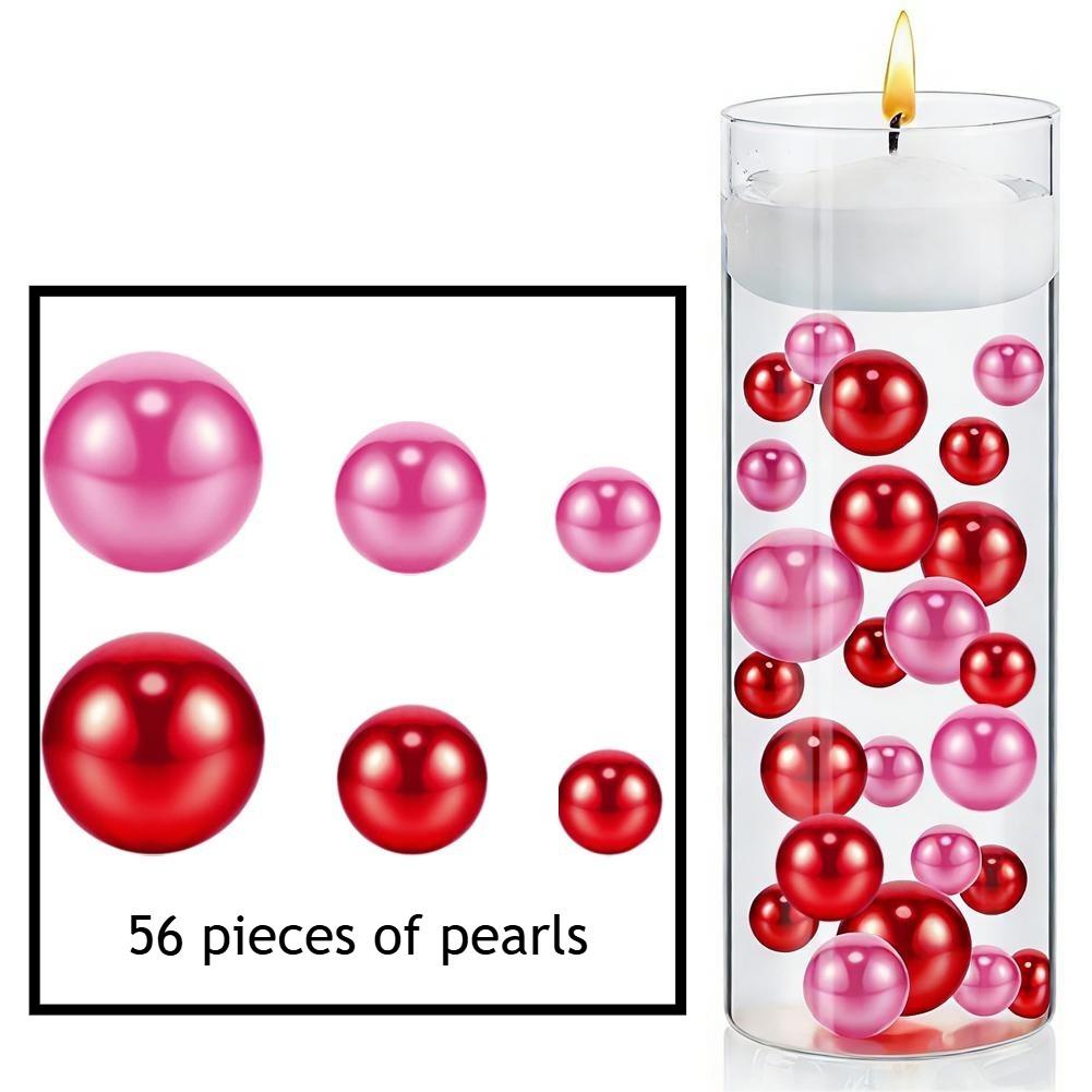 

1 set Floating Vase Fillers Resin Heart Beads For Valentine S Day Decoration Party Home Decor Tall Vase Filler Centerpiece