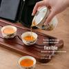 Portable Ceramic & Glass Travel Tea Set